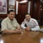 Menteri Pertahanan Prabowo Subianto bersama artis sekaligus pengusaha, Raffi Ahmad. (Dok. Tim Media Prabowo)