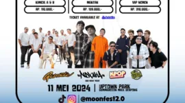 Line Up NDX AKA, Gildcoutic, Guyon Waton, Play In Sunday Band, StoryArt, ADT D’KOPLO, dan Koplo Panturas telah diumumkan. 