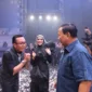 Calon Presiden Prabowo Subianto menghadiri acara ulang tahun penyanyi Ari Lasso yang ke-51. (Dok. Tim Prabowo Subianto)
