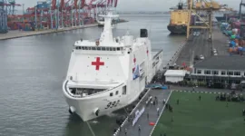 Kapal RS Indonesia ke Mesir Dilepas Prabowo Subianto. (Dok. Tim Media Prabowo Subianto)  