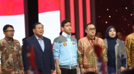 Calon wakil presiden (Cawapres) nomor urut 2 Gibran Rakabuming Raka Acara Debat Cawapres. (Dok. TKN Prabowo Gibran)  