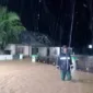 Sejumlah rumah warga yang terdampak banjir di Kabupaten Pesisir Selatan, Sumatra Barat, Kamis (8/3/2024). (Dok.BPBD Kabupaten Pesisir Selatan).