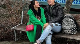 Selebriti Wika Salim bersama pasangannya Max Adam Kamil. (Instagram.com/@wikasalim)  