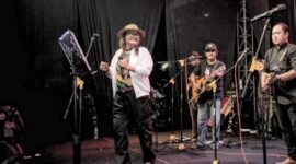 Musisi senior sekaligus vokalis grup musik Orkes Melayu (OM) PMR, Jhonny Iskandar. (Instagram.com/@jhony.isk)