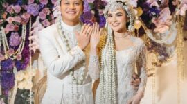 Rizky Febian dan Mahalini Raharja resmi menikah. (Instagram.com/@mahaliniraharja)