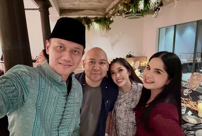 Perayaan ulang tahun Didit Hediprasetyo di hadiri putera-puteri hingga menantu dari presiden RI terdahulu. (Instagram.com @annisayudhoyono)