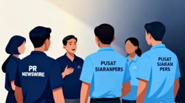 Kolaborasi PR Newswire–PSPI menjadi langkah strategis dalam meningkatkan penyebaran informasi korporasi. (Dok. Kreasi Cici AI)  