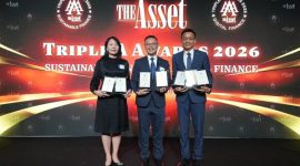 Cathay United Bank-Ho Chi Minh City Branch Tops Vietnam Loans Bookrunner League Table in 2025; Wins Dual Honors at The Asset Triple A Awards 2026. (Cathay United Bank)