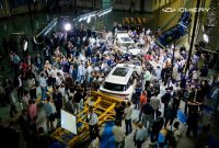 Scene of the CHERY Three-Vehicle Composite Crash Test