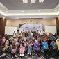 Para peserta penyandang disabilitas mengikuti pelatihan yang digelar Evermos bersama International Labour Organization (ILO) di Yogyakarta, Indonesia