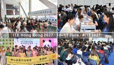 Foto: ITE Hong Kong 2026 dalam Aksi - (Kiri Atas) Pembeli dan Pengunjung Dagang mendaftar untuk masuk gratis pada hari dagang (Kanan Atas) Business Matching memfasilitasi pertemuan antara pembeli dan penjual (Kiri Bawah) Delegasi Dagang dari kota GBA di Guangdong (Kanan Bawah) Seminar pada Hari Publik dipadati oleh audiens