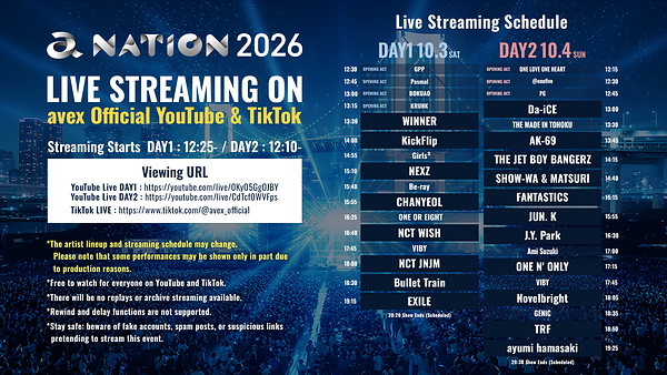 a-nation 2026 on YouTube and TikTok